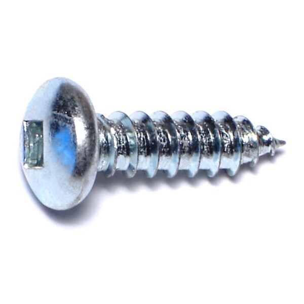 Midwest Fastener Sheet Metal Screw, #12 x 3/4 in, Zinc Plated Steel Pan Head Square Drive, 25 PK 64048 - main